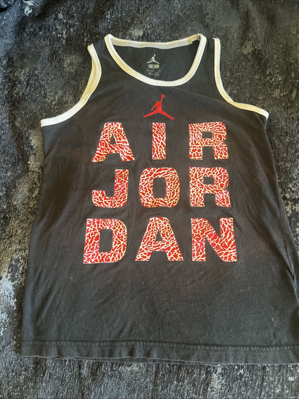Airjordan tank top boys cotton size L(12-13 yo)